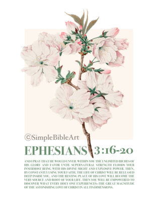 Poster - Digital Epheser 3 / Handmade bis 50x70