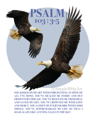 Poster - Digital Psalm rund/ Handmade bis 50x70
