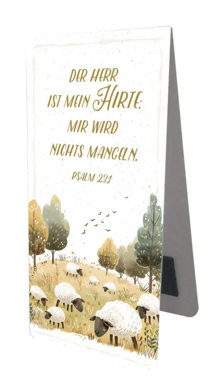 Magnetlesezeichen - Der Herr ist mein Hirte Magnetlesezeichen - Der Herr ist mein Hirte