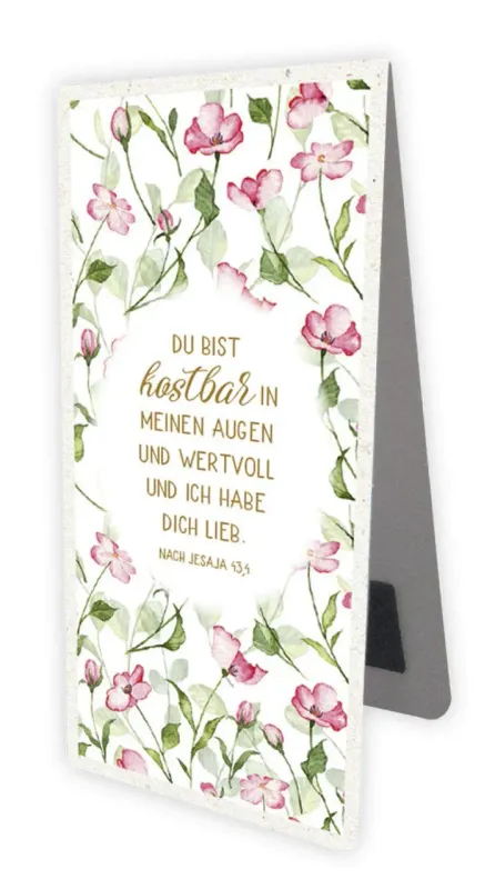 Magnetlesezeichen - Du bist kostbar in meinen Augen
