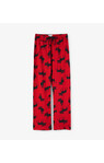 Moose On Red Women's Jersey PJ Pants