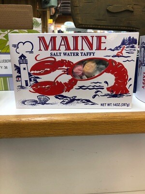 Vintage Lobster Box Taffy