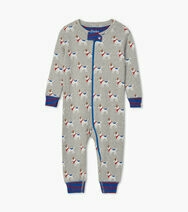 CUTE PUPS ORG COVERALL