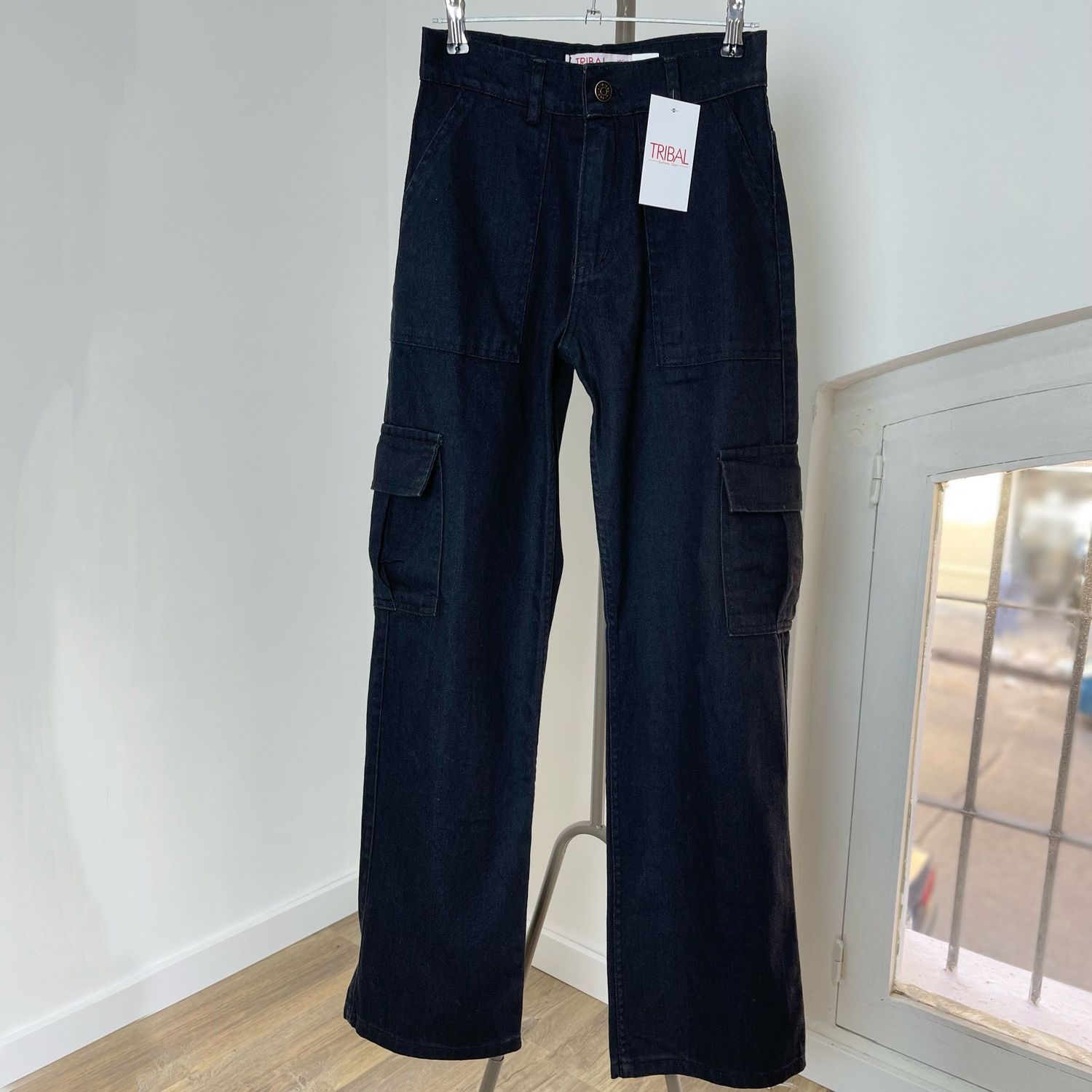 jean CARGO sin lycra negro