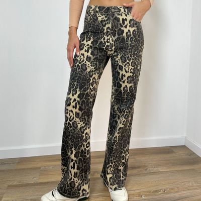 jean animal print  -  MALAUI