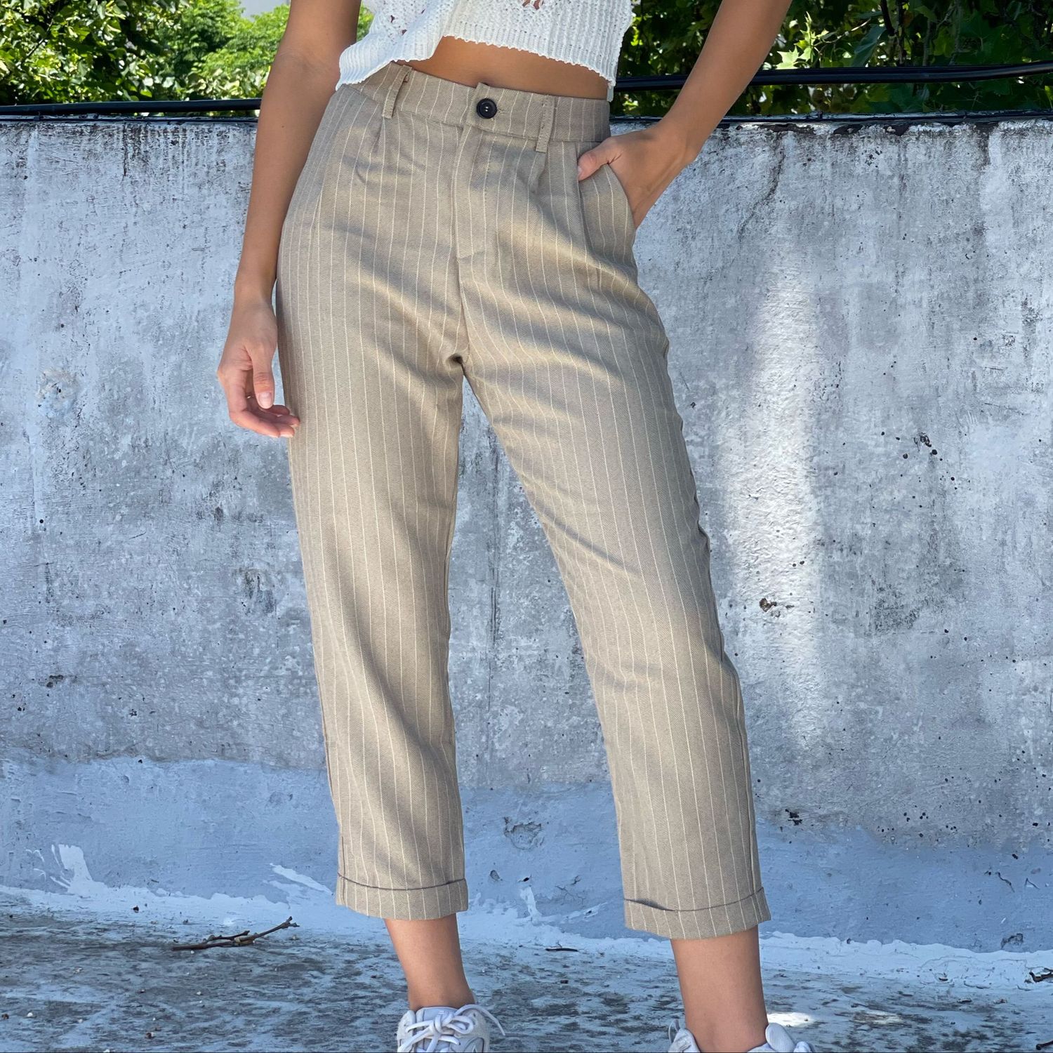 pant sastrero crop  -  AGATA