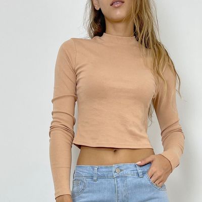 polera algodon crop  -  ENORA