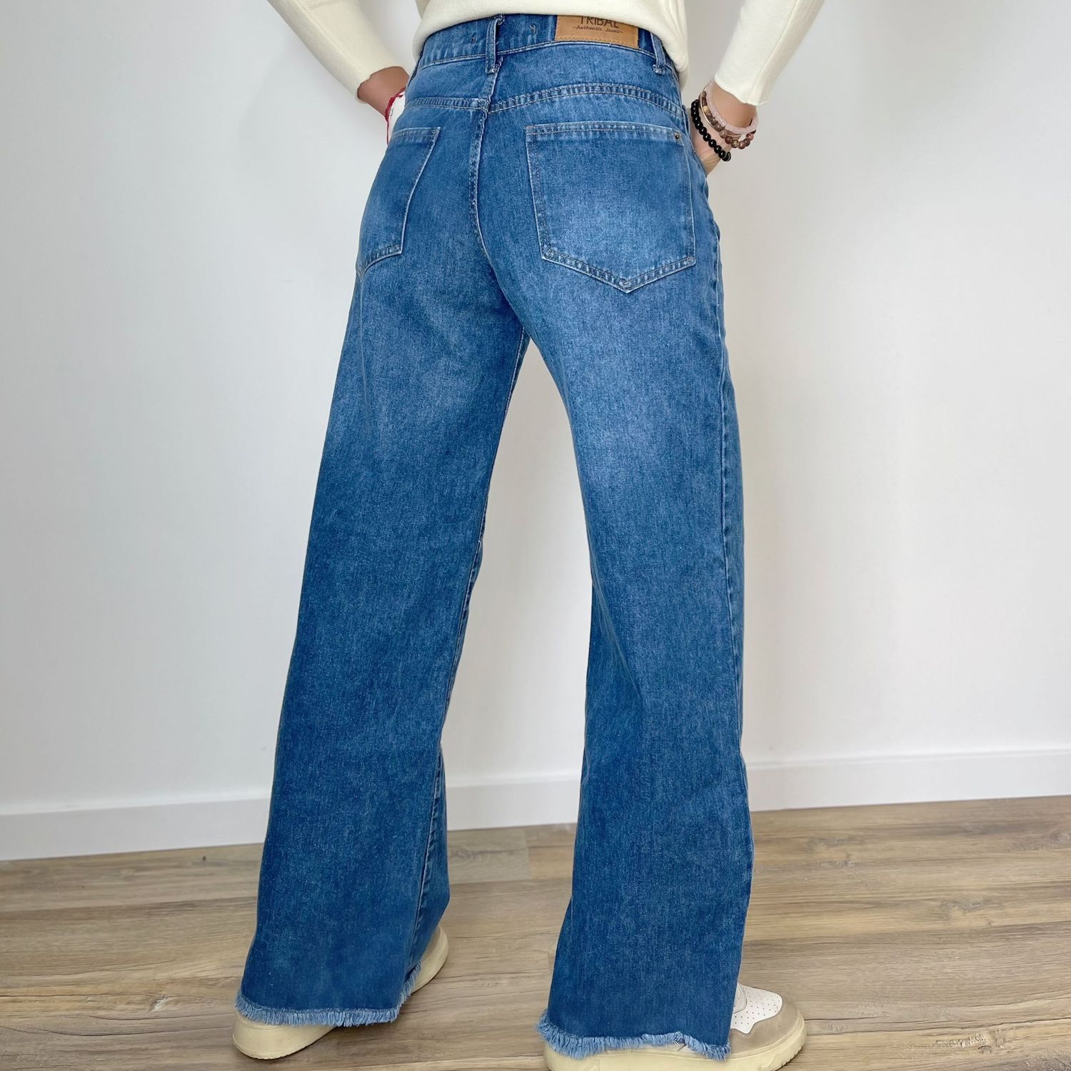 jean wide leg  -  ROMA