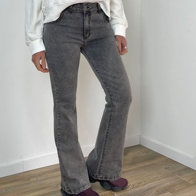 jean semioxford  - GINEBRA gris y negro