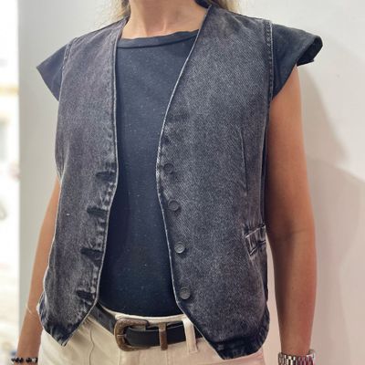 chaleco jean - SIMONA -