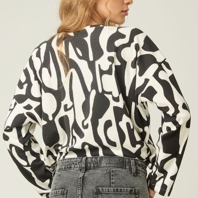 reme WEEN print blanco y negro