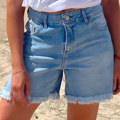 short SUECIA  -  jean claro, intermedio y oscuro