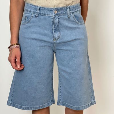 bermuda jean  -  SIENA  -  claro