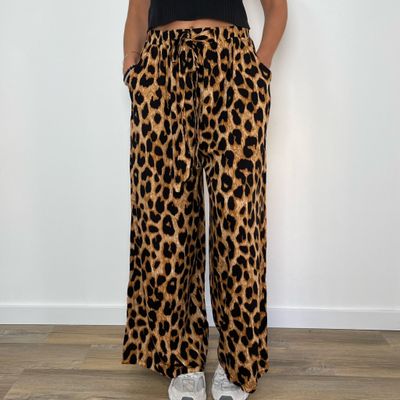 Palazo animal print.