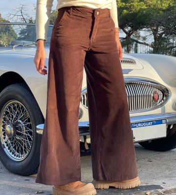 PEKIN  - pana wide leg  chocolate