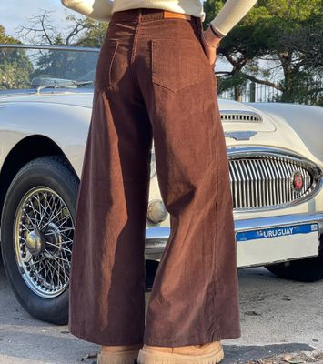 PEKIN  - pana wide leg  chocolate