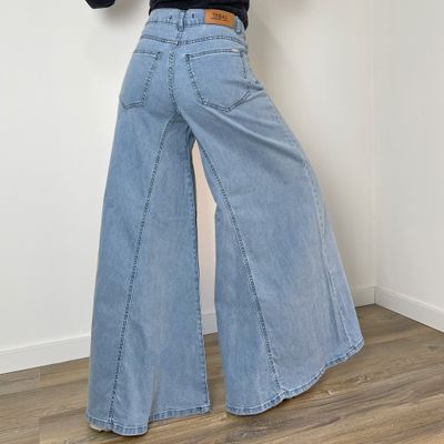 jean extra wide  -  MILANO claro