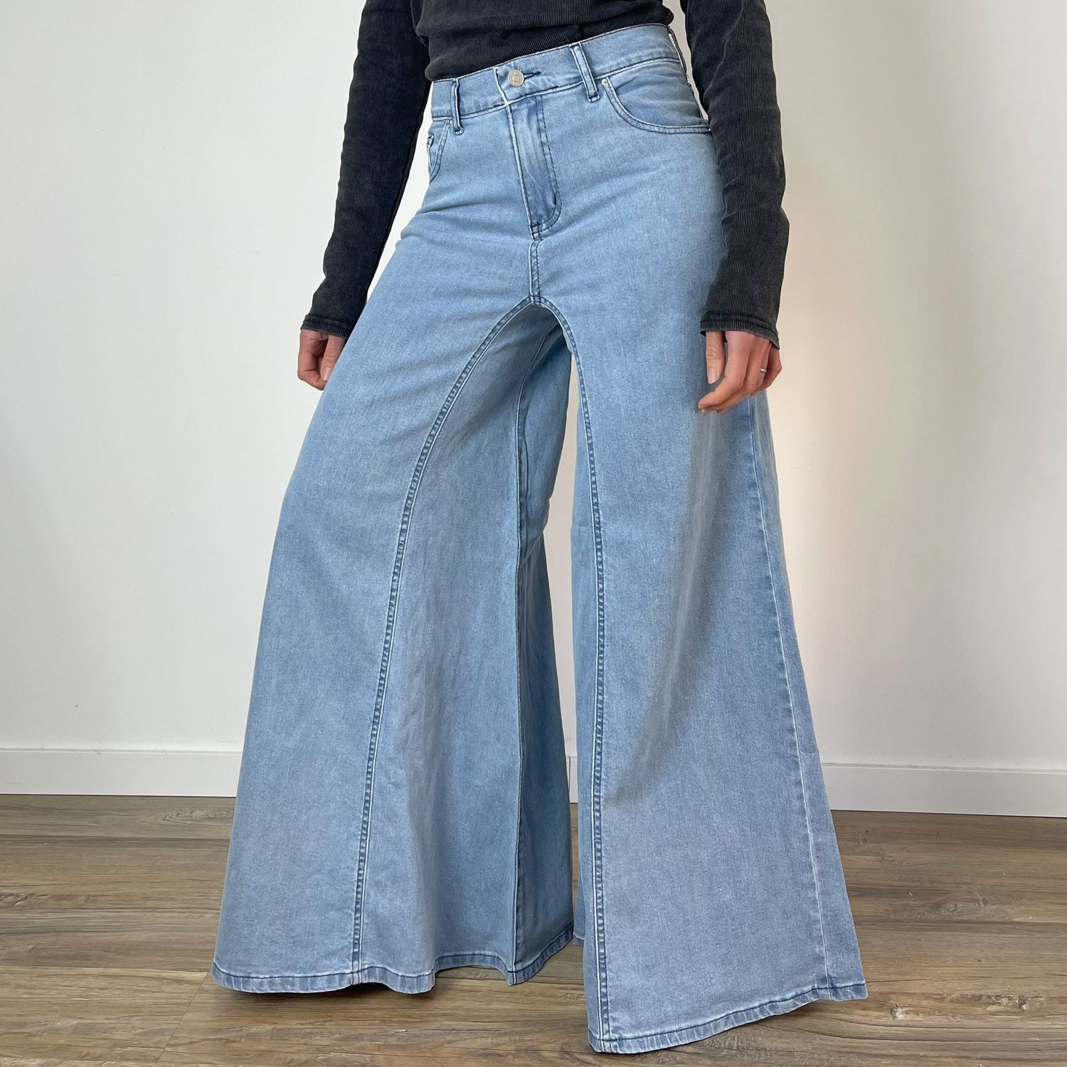 jean extra wide  -  MILANO claro