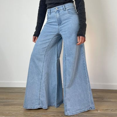 jean extra wide  -  MILANO claro