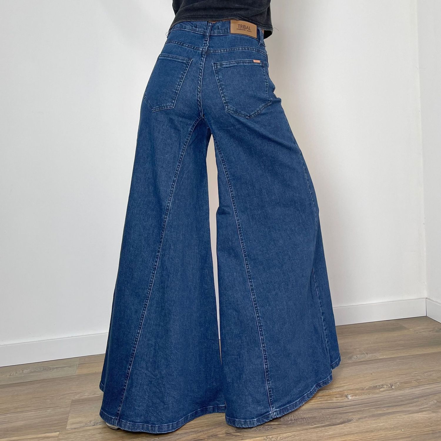 jean extra wide  -  MILANO oscuro
