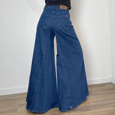 jean extra wide  -  MILANO oscuro