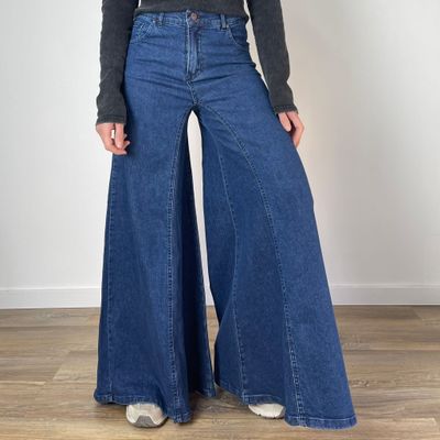 jean extra wide  -  MILANO oscuro
