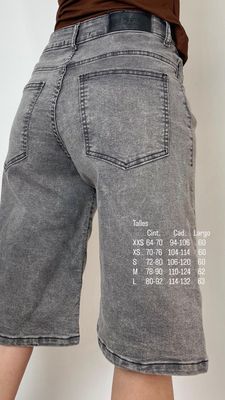 bermuda jean  -  SIENA  -  carbon