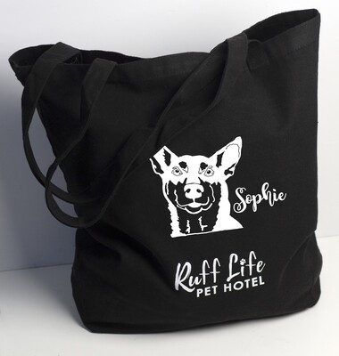 Personalized with Pet&#39;s Face - Canvas Bag