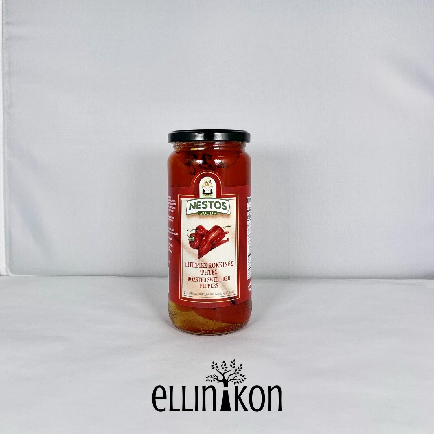 ROASTED SWEET RED PEPPERS 1Lb (450g) nestos 360629