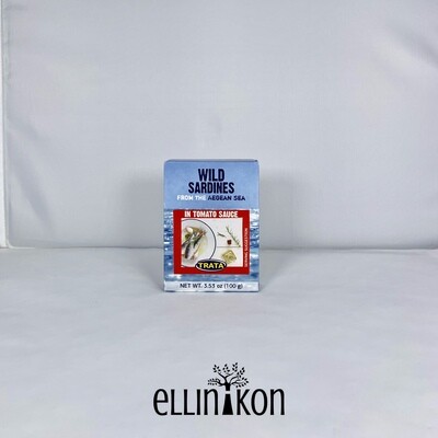WILD SARDINES IN TOMATO SAUCE 3.53oz (100g) trata TR2648