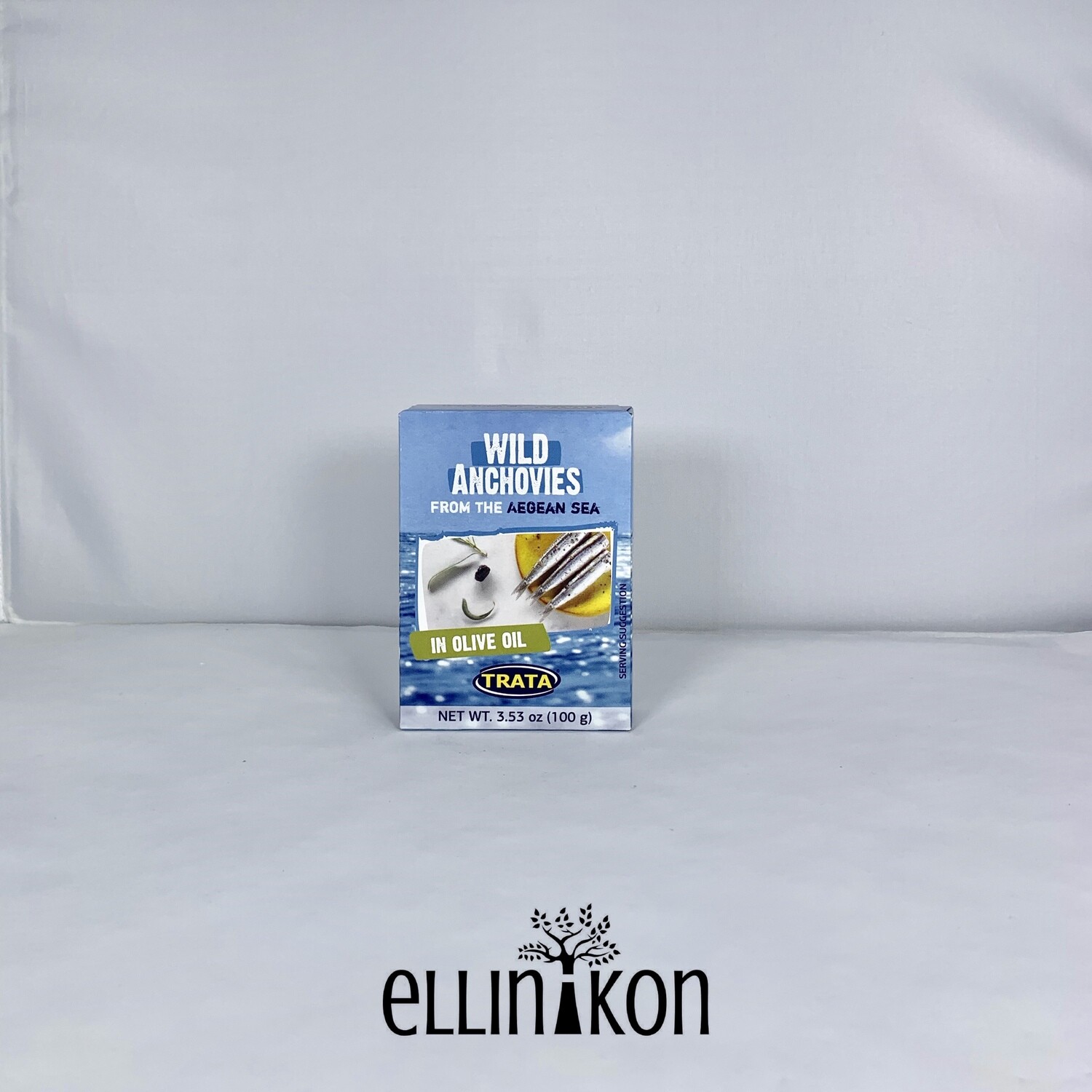 WILD ANCHOVIES IN OLIVE OIL 3.53oz (100g) trata TR2658