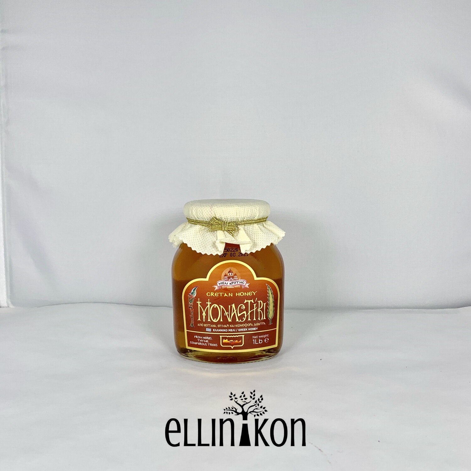 CRETAN HONEY MONASTIRI (herbs,thyme, coniferous trees) 1Lb