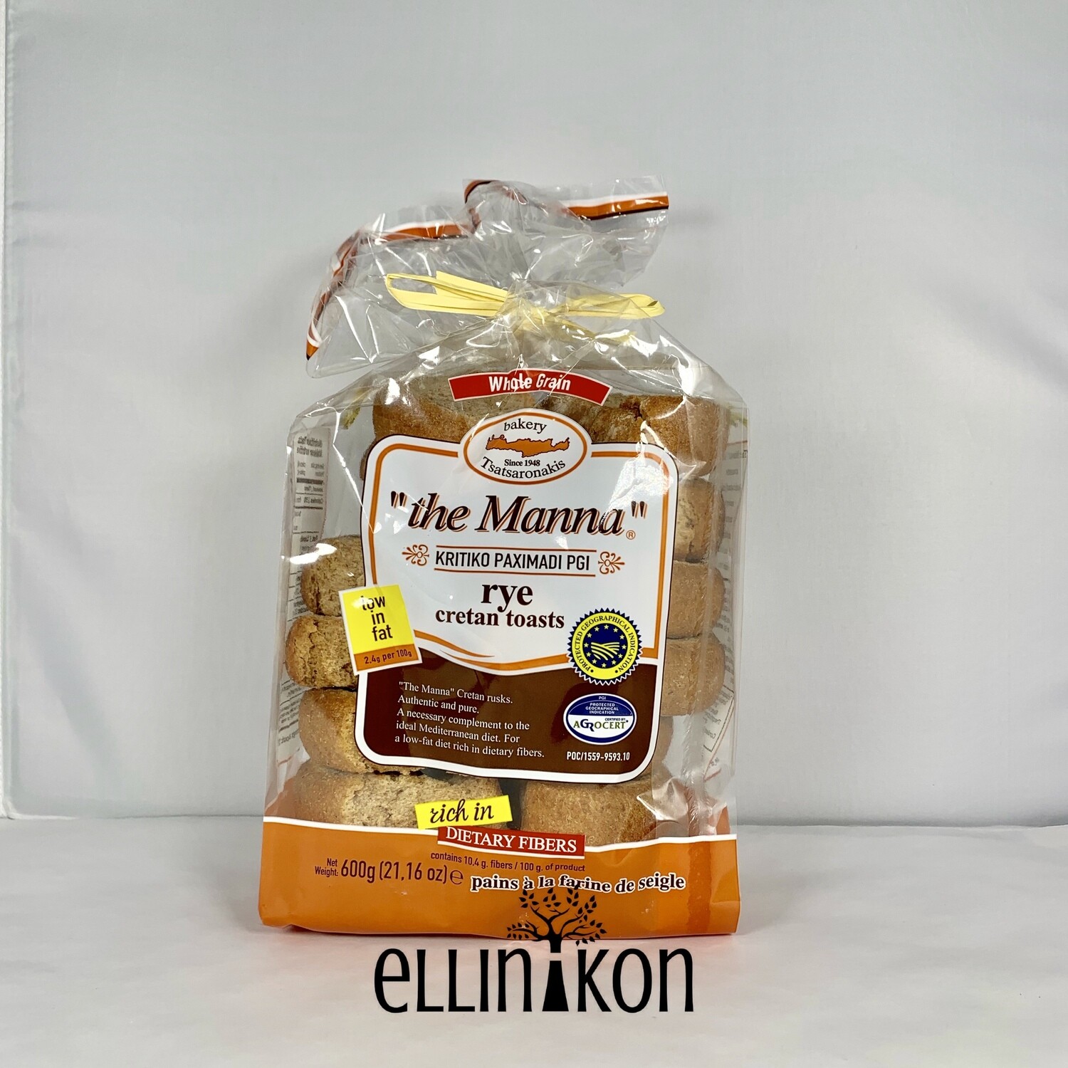TO MANNA RYE CRETAN 21.16oz (600g) MANA25