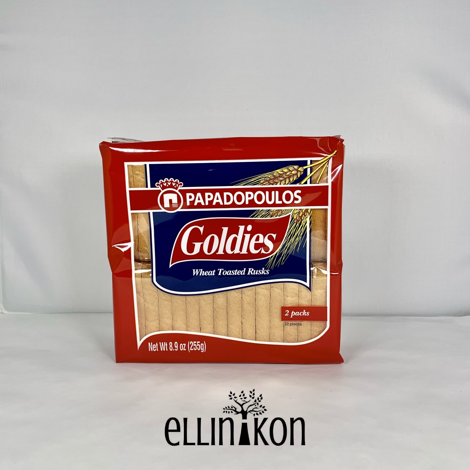 GOLDIES WHEAT TOASTED RUSKS 2pack 8.9oz (255g) RED BAK05601