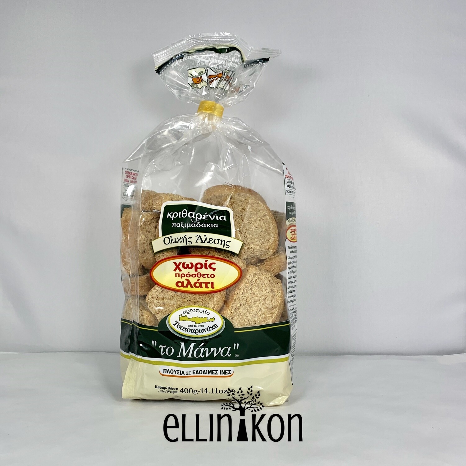 TO MANNA &quot;KRITHARENIA&quot;  BARLEY SMALL TOASTS 14.11oz (400g) MANA34