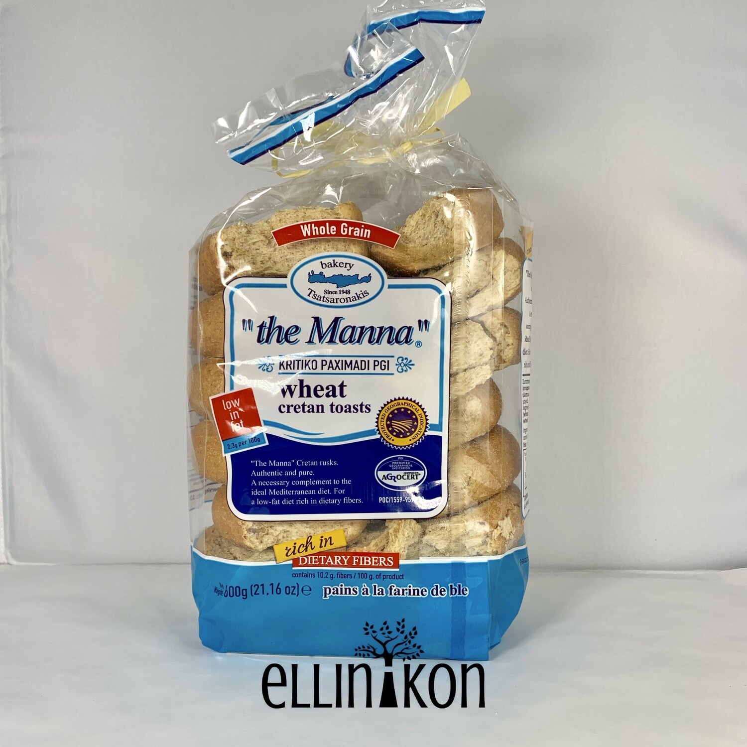 TO MANNA WHEAT CRETAN TOASTS 21.16oz (600g) MANA14/540725