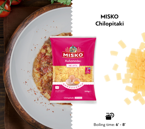 HILOPITAKI WITH EGGS (500g) misko