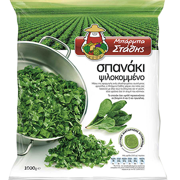 BARBASTATHIS SPINACH /CHOPPED (1000g) FR107