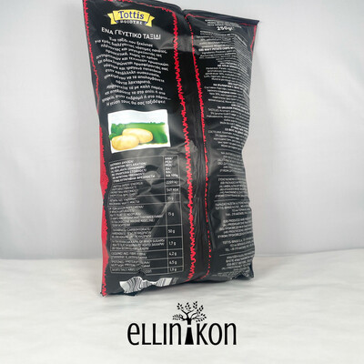 POTATO CHIPS TOTTIS WITH TOMATA &amp; PAPRIKA,GLUTEN FREE (250g)