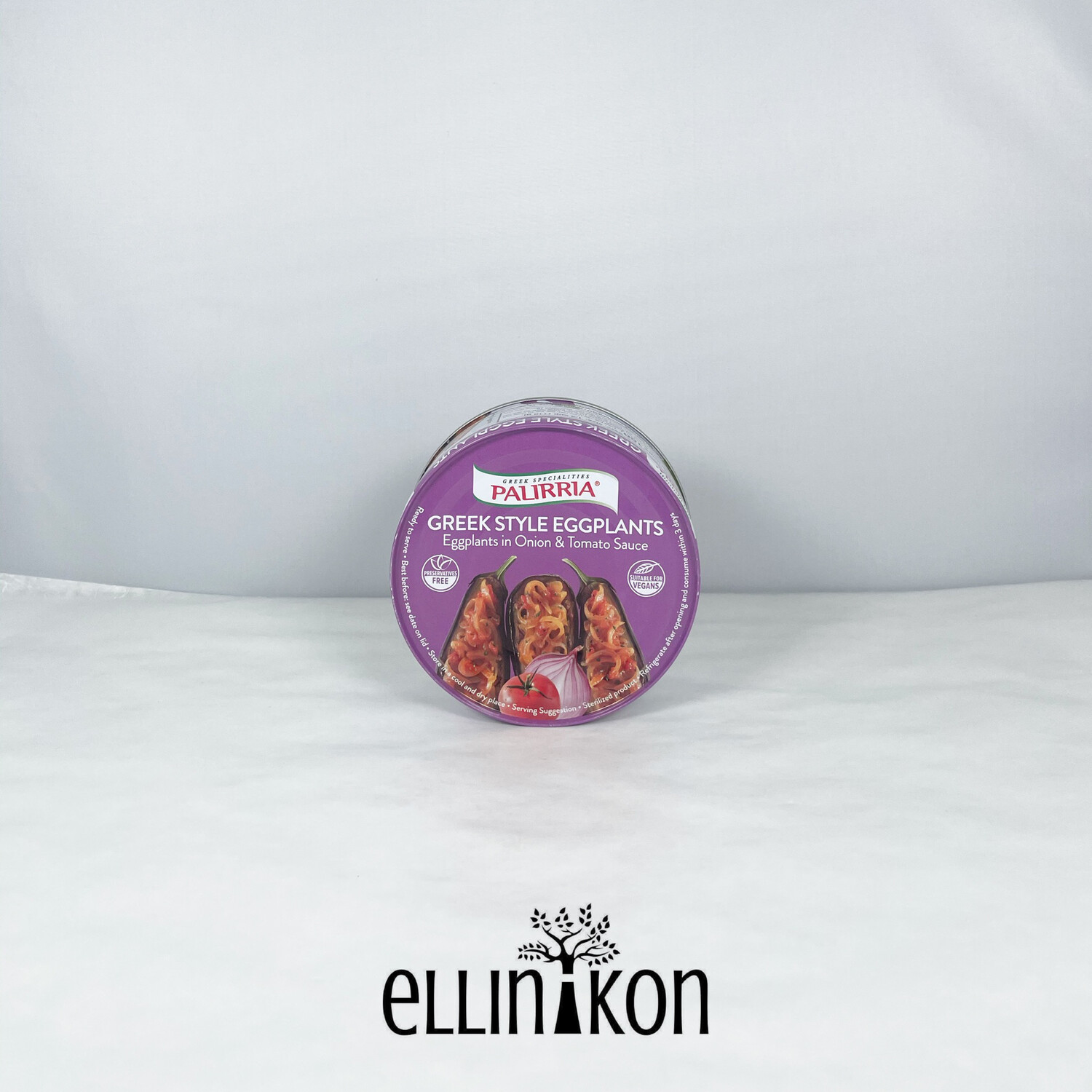 GREEK STYLE EGGPLANTS in Onion&amp;Tomato Sauce (280g) palirria