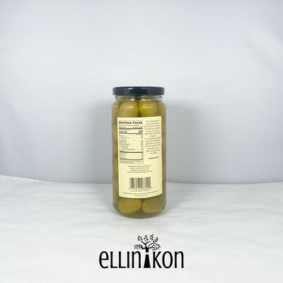 CRACKED GREEN OLIVES 16oz (454g) KRINOS