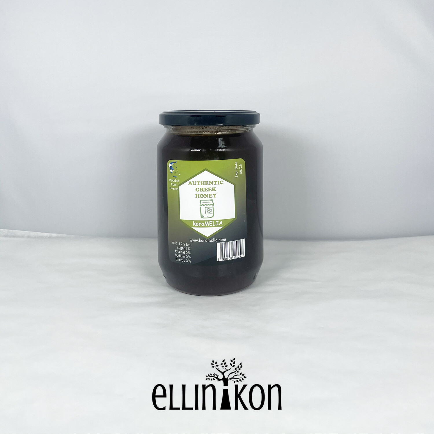 AUTHENTIC GREEK HONEY koroMELIA, 2.2lb (FLOWER NECTAR OF ACORN&amp;PINE)