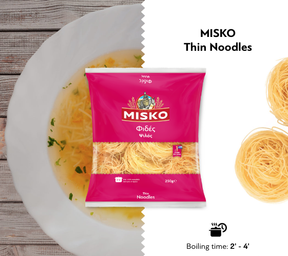 NOODLES THIN (250g) misko MIS2013