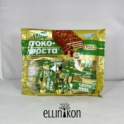 CHOCOFRETA MILK HAZELNUT BAG (15x14g) ion GREEN I8118