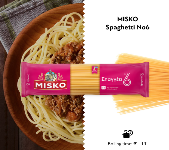 #6 SPAGHETTI (500g) misko MIS9006