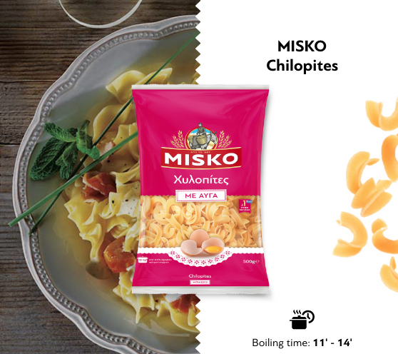 MISKO HILOPITES WITH EGGS (500g)