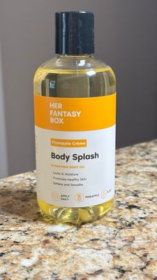 📦 Sin Caja 📦 BODY SPLASH - SKIN SMOOTHING BODY OIL (PINEAPPLE CREME)
