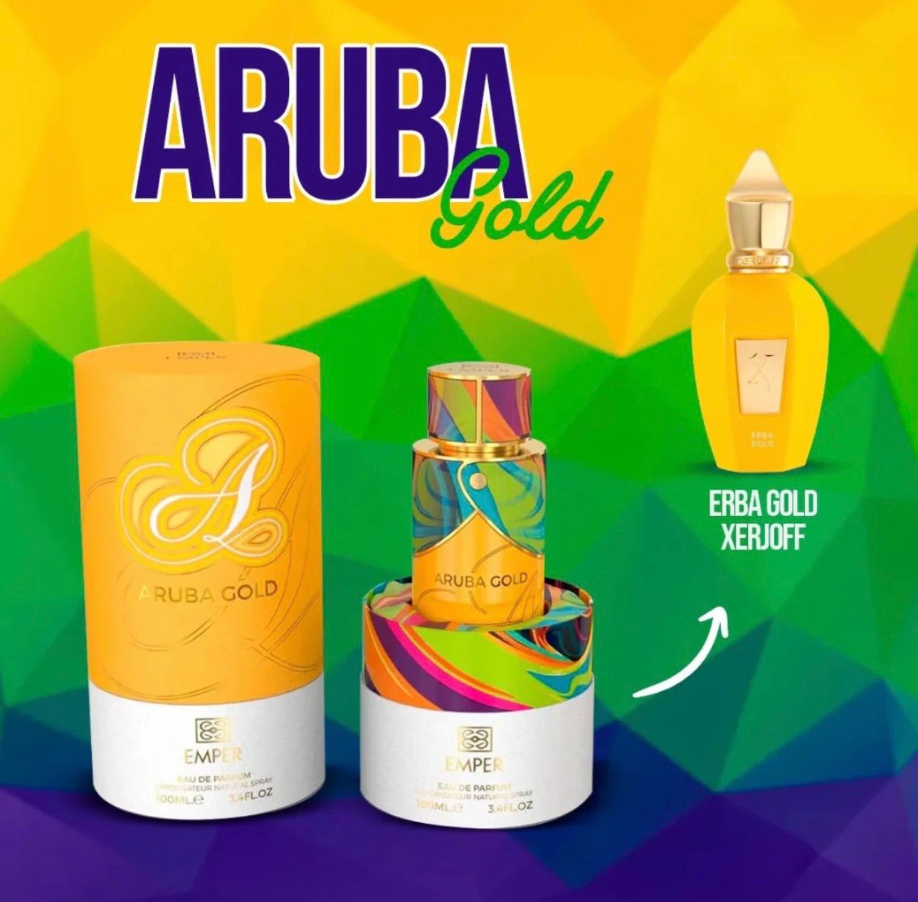 Aruba Gold Pour Homme - Afrutada Cítrica
