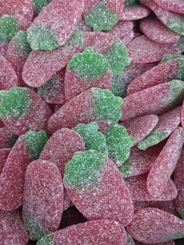 Saure Erdbeeren - vegan Saure Erdbeeren - vegan