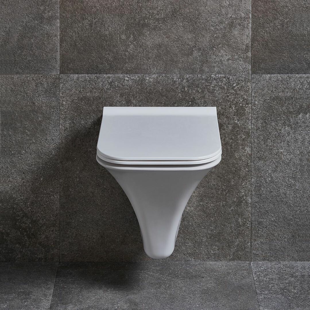 Selge Wall hung WC, rimless (WC only)
